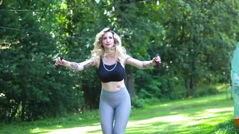 Sports Bra v.s No Bra: Jumprope Testing "The No Bounce" Sports Bra #6