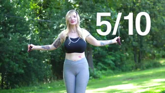 Sports Bra v.s No Bra: Jumprope Testing "The No Bounce" Sports Bra #7