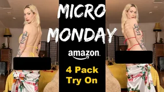 Micro Monday: 4 Pack Micro Swimwear from AMAZON