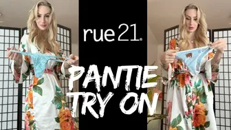 ????Blue Panties from RUE 21 Try on Haul????