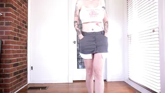 SHORT SKIRT TRY ON HAUL ♥️♥️ with PEN TEST #2