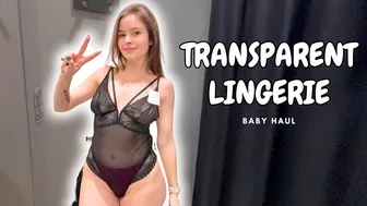 See-Through Try On Haul | Transparent Lingerie and Clothes | Try-On Haul 2024 №2