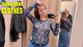 See-Through Try On Haul | Transparent Lingerie and Clothes | Try-On Haul At The Mall №66