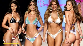 BEACH BUNNY 2023 4K / SWIMWEAR BIKINI Fashion Show / Swim Week in Miami / Priscilla Ricart