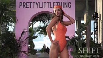 PRETTY LITTLE THING 4K / Bikini swimwear ft SIERRA SKYE, SOFIA JAMORA, CINDY PRADO/ Miami 2022 #7