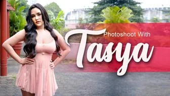 Photoshoot with TASYA | Model cantik semok dan punya mata tajam nan keren