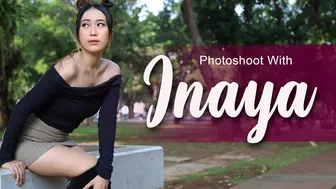 Photoshoot with INAYAhau | model cantik berparas asia selalu keren berpose