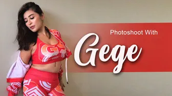 Photoshoot With GEGE | MOdel bohay, cantik dan bikin betah motretnya #1