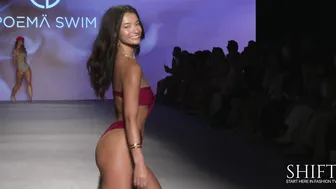 ONLY RED BIKINI Compilation/ 4K / (Hottest looks from Miami Swim Shows) #10