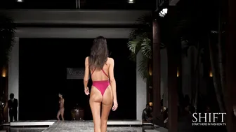 ONLY RED BIKINI Compilation/ 4K / (Hottest looks from Miami Swim Shows) #6