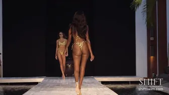 VDM THE LABEL Bikinis 4K / Supermodels KARA DEL TORO, STEPH RAYNER, CINDY PRADO signature walk #8