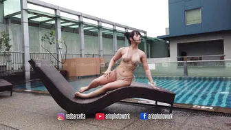 Photoshoot with OZAWA | Model berparas asian ini selalu keren saat ber pose body goal bangt #7