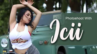 Photoshoot with VELISYA ICII | Serunya Motret di pameran mobil Classic