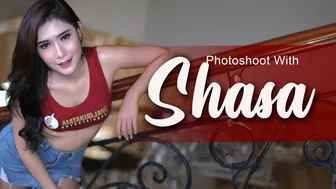 Photoshoot with SHASA | model ini punya paras cantik dan senyum yang menawan