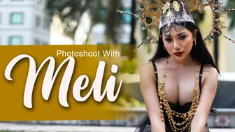 Photoshoot with MELI | dengan cosplay princes makin keren deh...