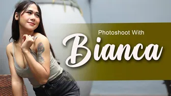 Photoshoot with BIANCA | Model cantik si muka melow #1