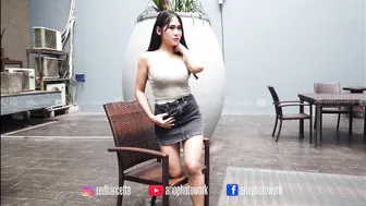 Photoshoot with BIANCA | Model cantik si muka melow #7