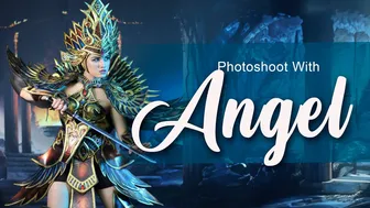 Photoshoot with ANGELSIANTURI | dengan Kostum Garuda model cantik ini makin keren