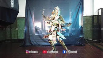 Photoshoot with ANGELSIANTURI | dengan Kostum Garuda model cantik ini makin keren #8