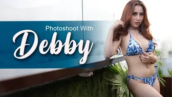 Photoshoot with DEBBY | Model cantik mulus bak porselen