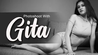 Photoshoot With GITA | mencoba dengan black and white ternyata keren juga