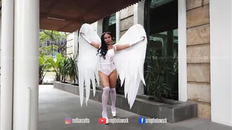 Photoshoot With QUAMILLA | Model ber cosplay White Angel keren deh.. #8