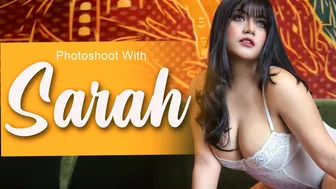 Photoshoot with SARAH | dah cantik, putih, mulus bener" keren lah