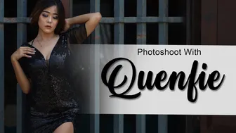 Photoshoot With QUENFIE | Model cantik bergaun angun di ultah KFM