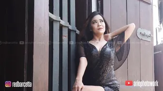 Photoshoot With QUENFIE | Model cantik bergaun angun di ultah KFM #10