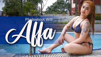 Photoshoot with AFFA | Model cantik dan imut yang mengemaskan