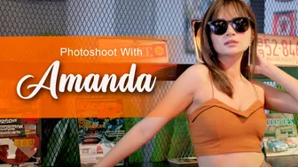 Photoshoot with AMANDA | Model ini emang gak ada matinya kalau masalah cantik dan keren berposenya