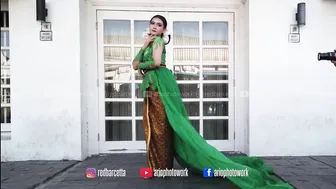 Photoshoot with KIRANA | Model cantik nan anggun memakai kebaya modern #6