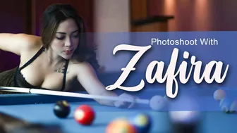 Photoshoot With ZAFIRASUN | Model cantik yang doyan main bola kecil