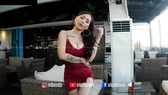 Photoshoot with DJ-AMOY | Model cantik ini tambah cantik mengunakan setdress merah #4