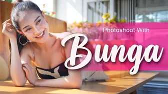 Photoshoot with BUNGA | model cantik ini gak ada saingan bikin betah liatnya