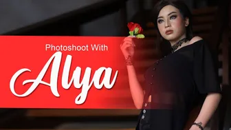 Photoshoot with ALYA ROSI | Model ABG yang cantik