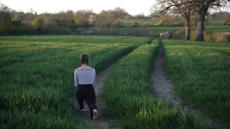 aesthetic yoga on a field ♥️♥️♥️♥️‍♀️♥️♥️ #10