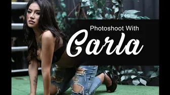 Photoshoot With CARLA | model keren, cuek dan pose selalu asik #re-post