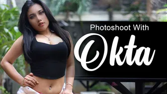 Photoshoot with OKTA | motret model ini selalu bikin jantungan haha #1