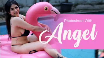 Photoshoot with ANGELRICH | Serunya Main Balon Bebek sampai basah basahan ulalaaa #1