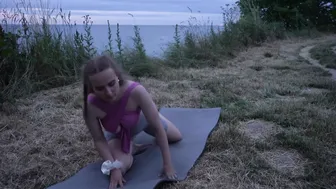 YOGA ON A CLIFF♥️♥️ #7