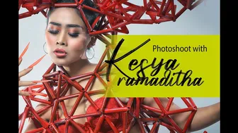 Take shoot with Keisya Ramadita