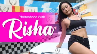 Photoshoot with RISHA | pose model cantik ini selalu keren setiap shootnya