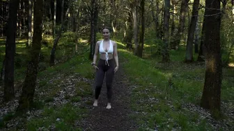 YOGA ON A FOREST PATH #2