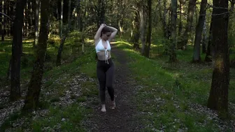 YOGA ON A FOREST PATH #3