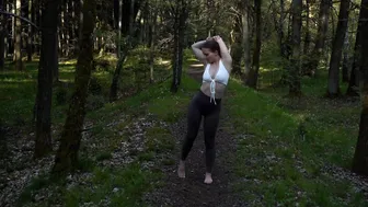 YOGA ON A FOREST PATH #4