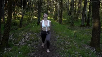 YOGA ON A FOREST PATH #7