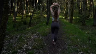 YOGA ON A FOREST PATH #9