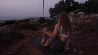 SUNSET YOGA STRETCH♥️♥️ #5