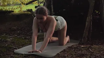 yoga in the woods is a vibe♥️♥️ #5